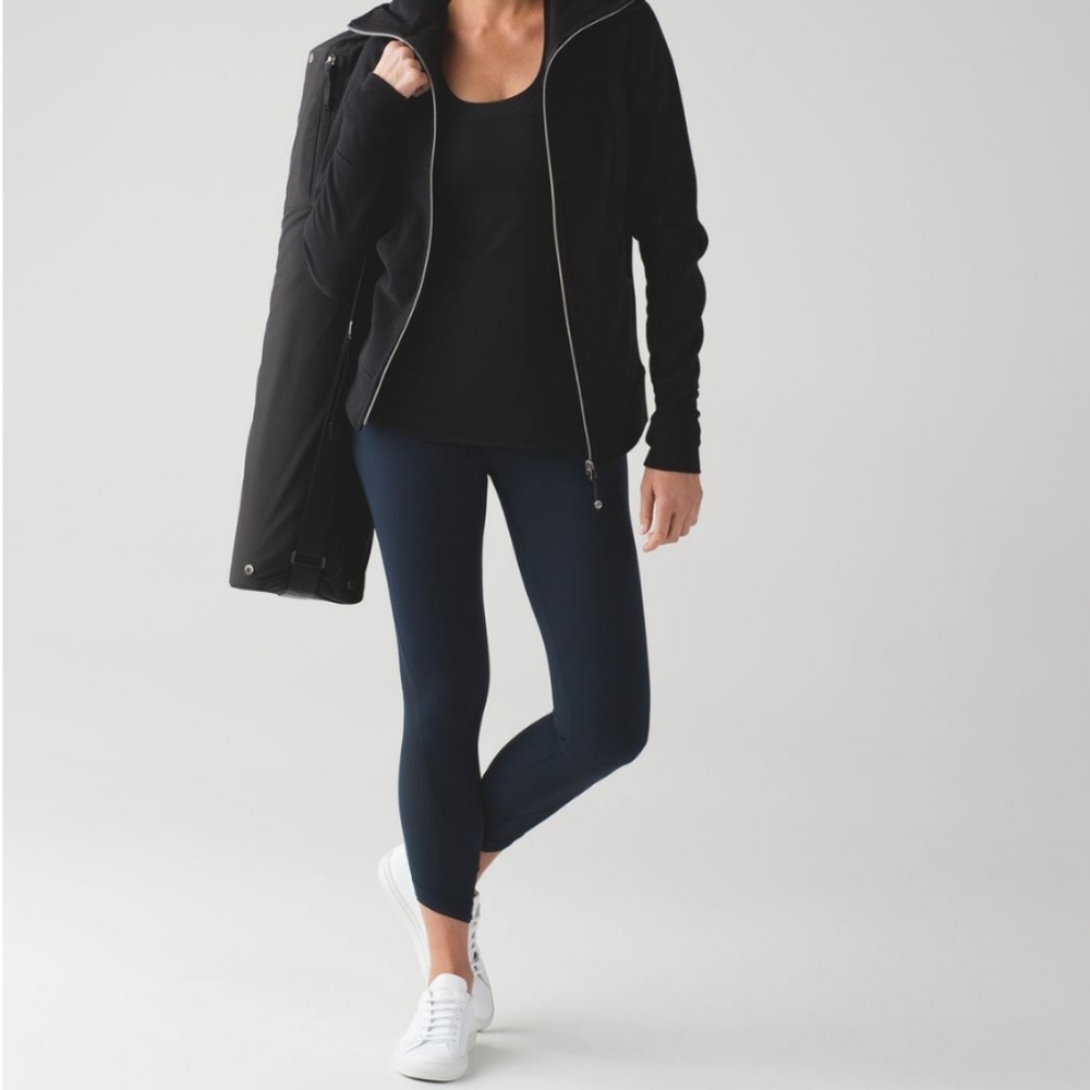 Lululemon High Times Deep Breath Nocturnal Teal Size 4